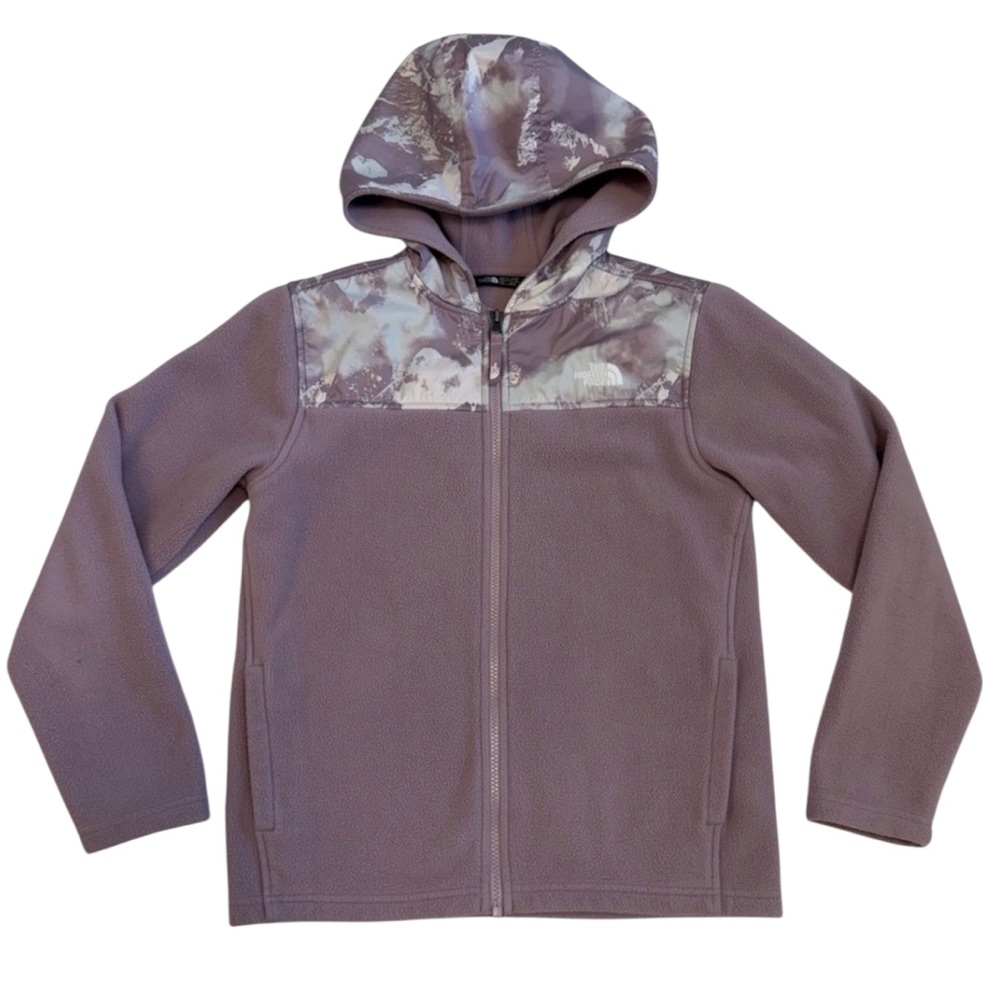 The North Face Youth Lavender zip up Hoodie